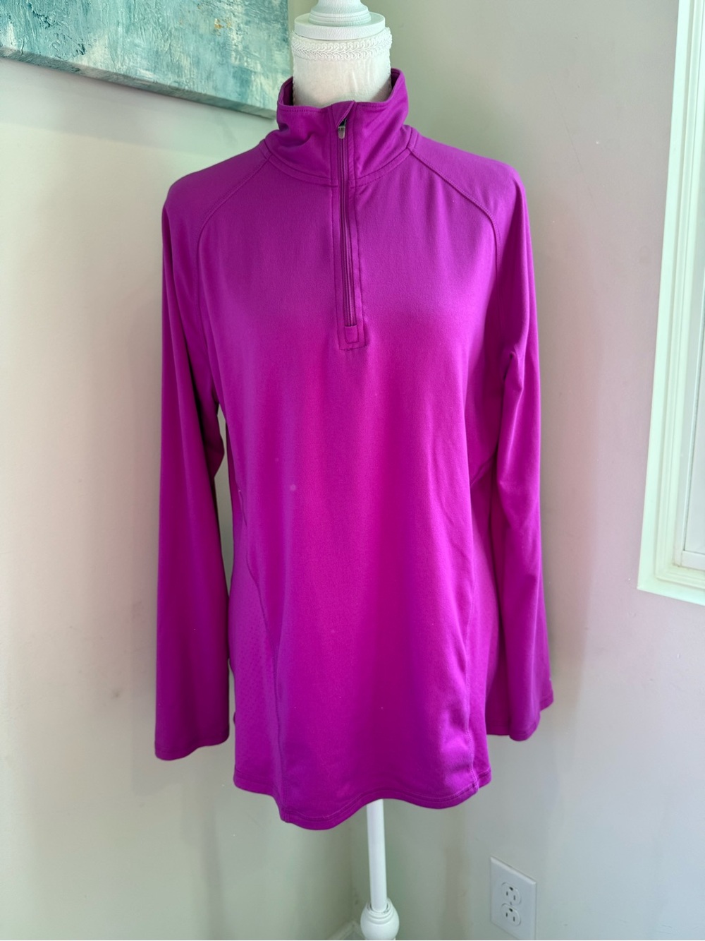Champion Women’s Bright Fuchsia Quarter-Zip Pullover